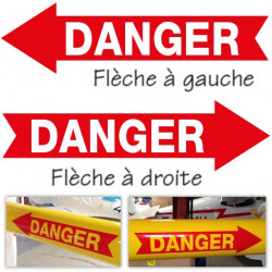 Danger fleche