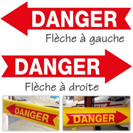 Danger fleche
