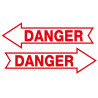 Danger fleche ligne