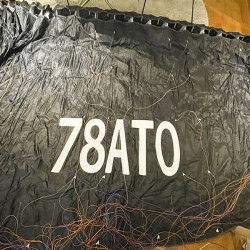 Lettres tissu adhesif